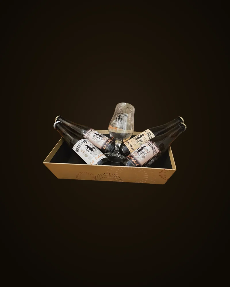Panier Cadeau (4 bières + 1 verre)